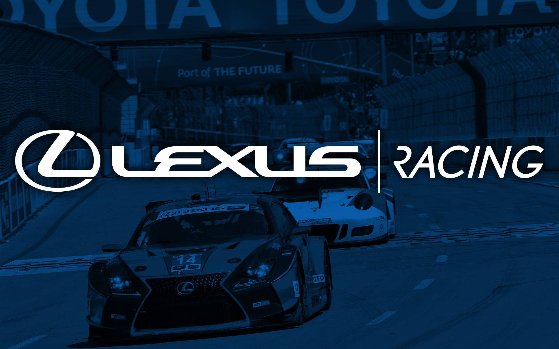 Racing Lexus Logo Poster Wallpaper