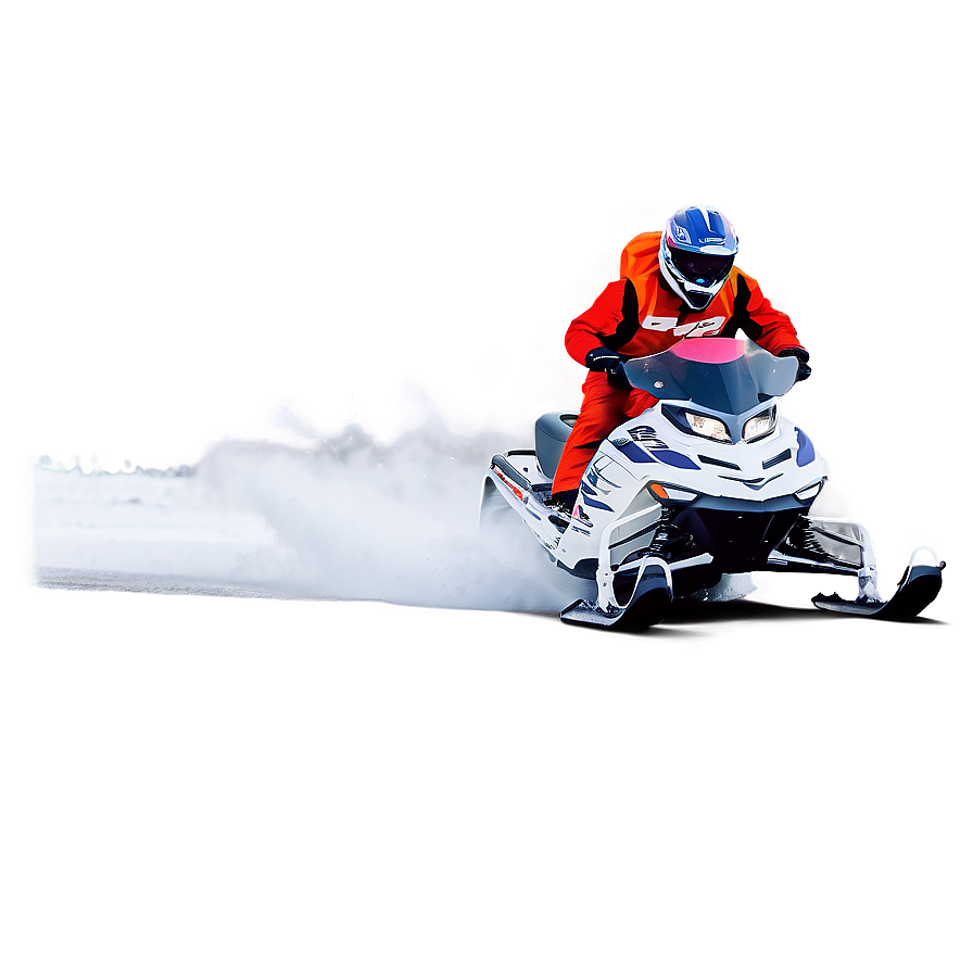 Racing Snowmobile Action Png 97 PNG