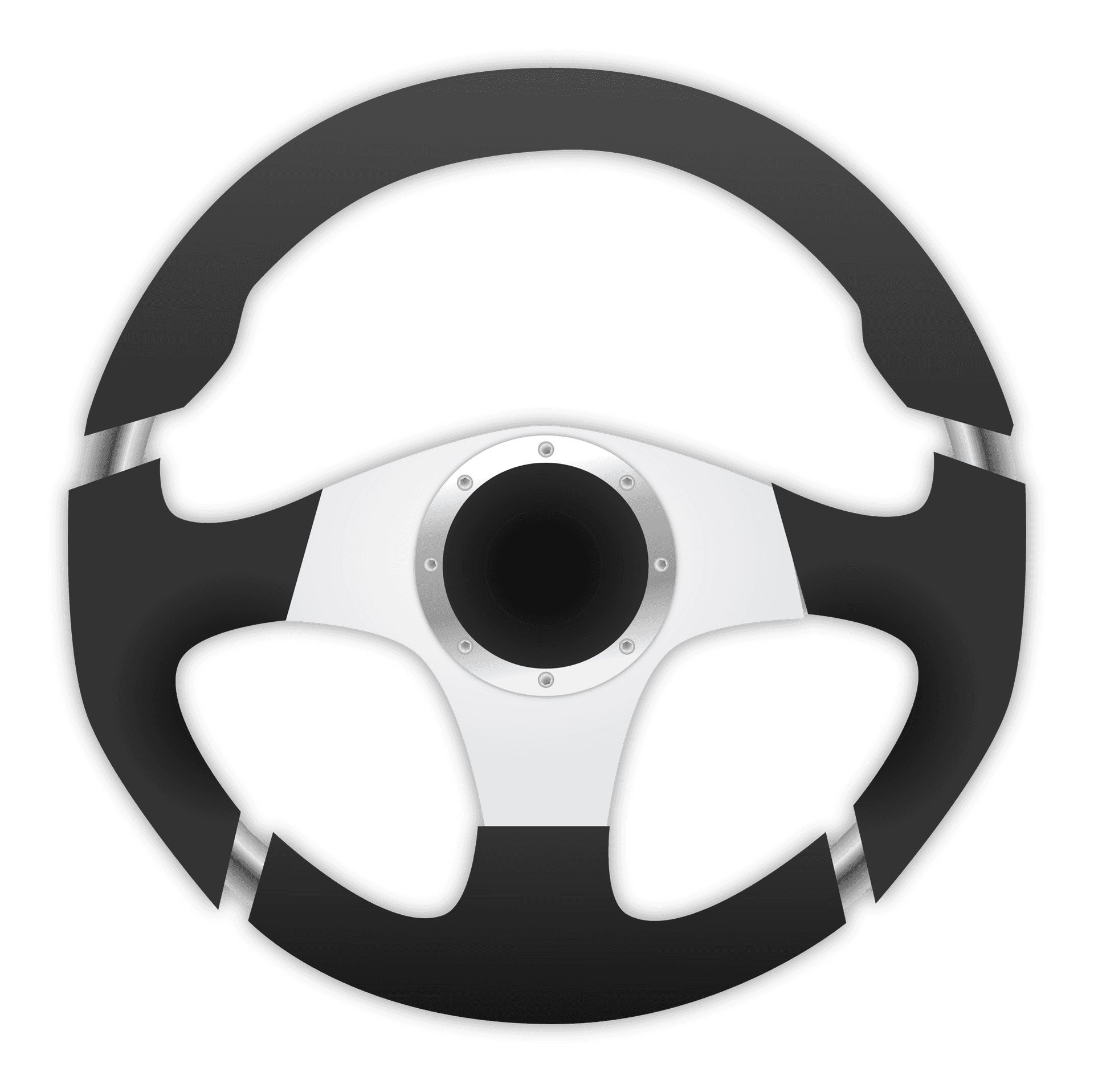 Racing Steering Wheel Vector PNG