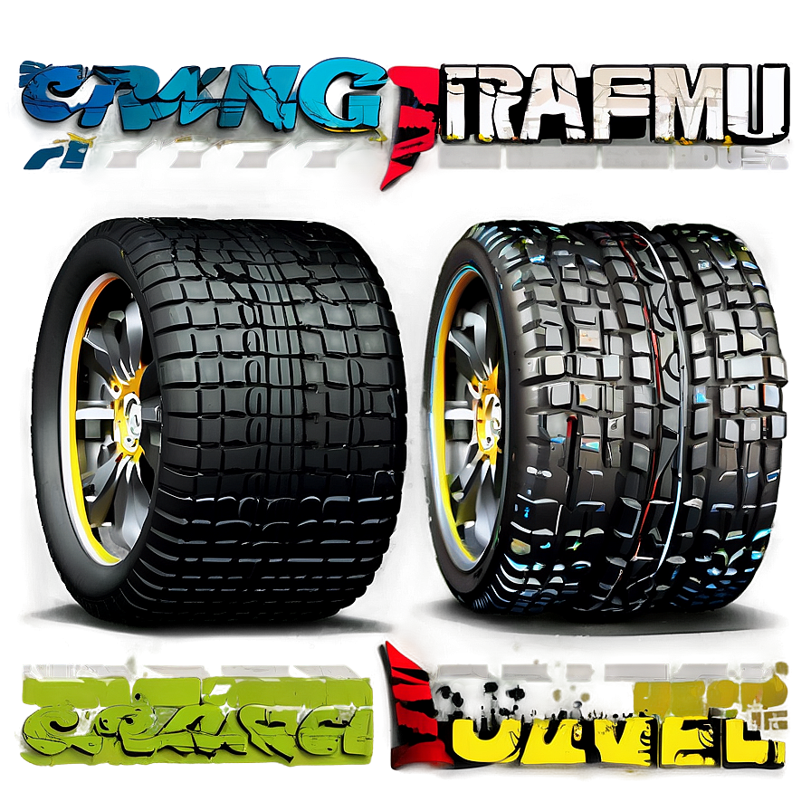 Racing Tire Tread Texture Png 06272024 PNG
