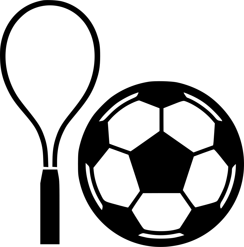Racketand Soccer Ball Icon PNG