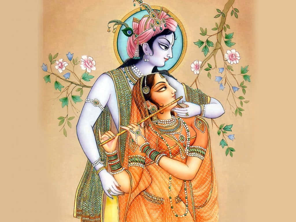 Encontrea Graça Divina E A Sabedoria No Amor De Radha E Krishna.