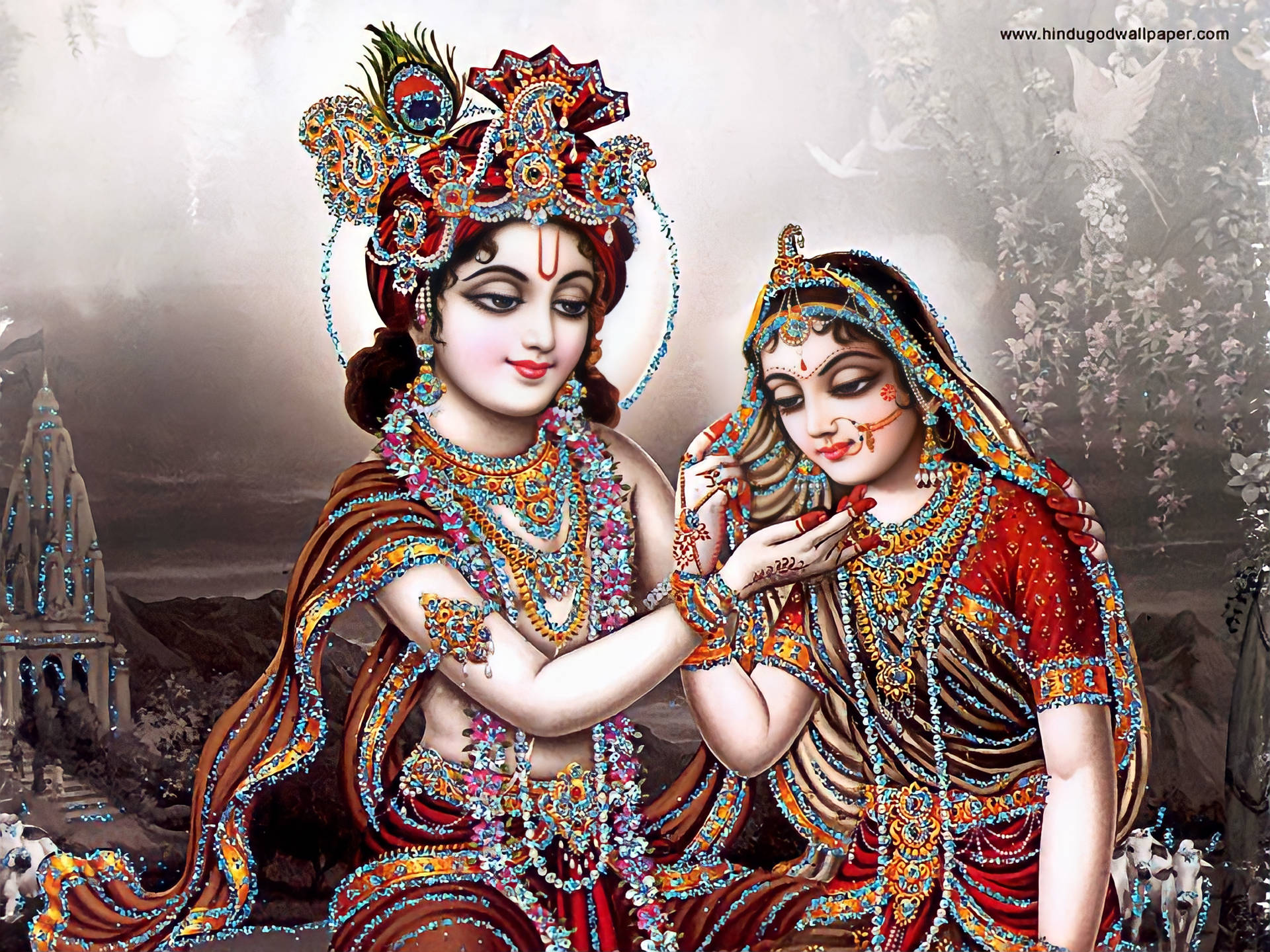 HD wallpaper Gorgeous Lord Radha Krishna Radha and Krishna God Lord  Krishna  Wallpaper Flare