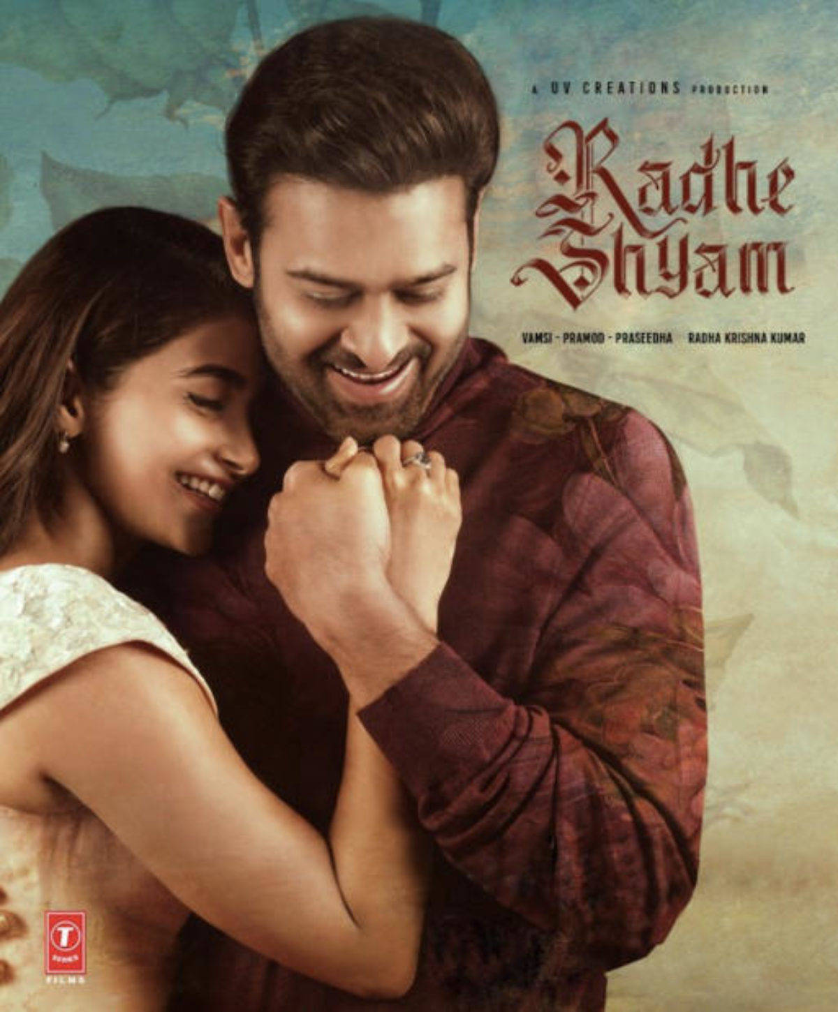 Radhe Shyam Love Poster Background