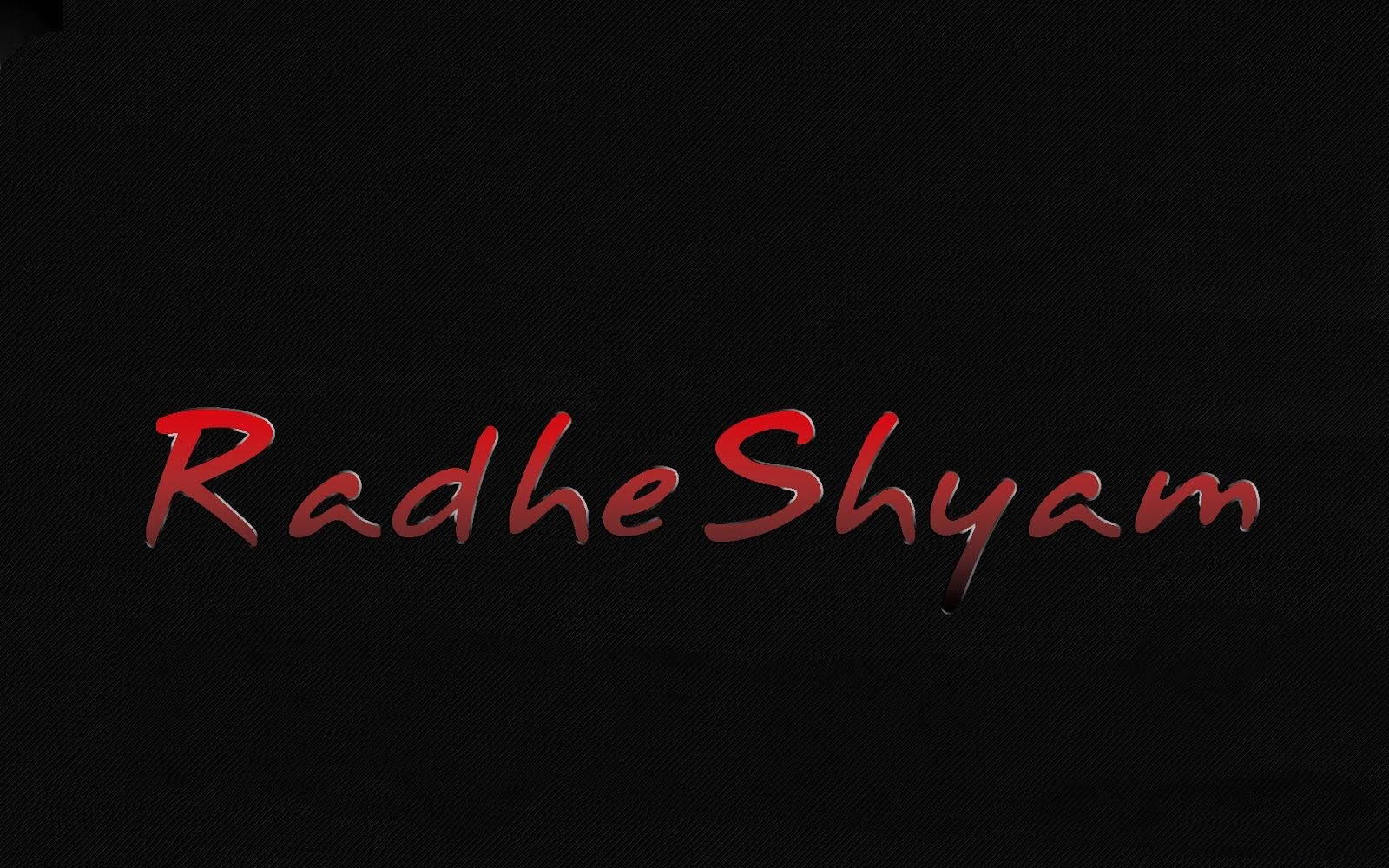 Radhe Shyam Movie Title Background
