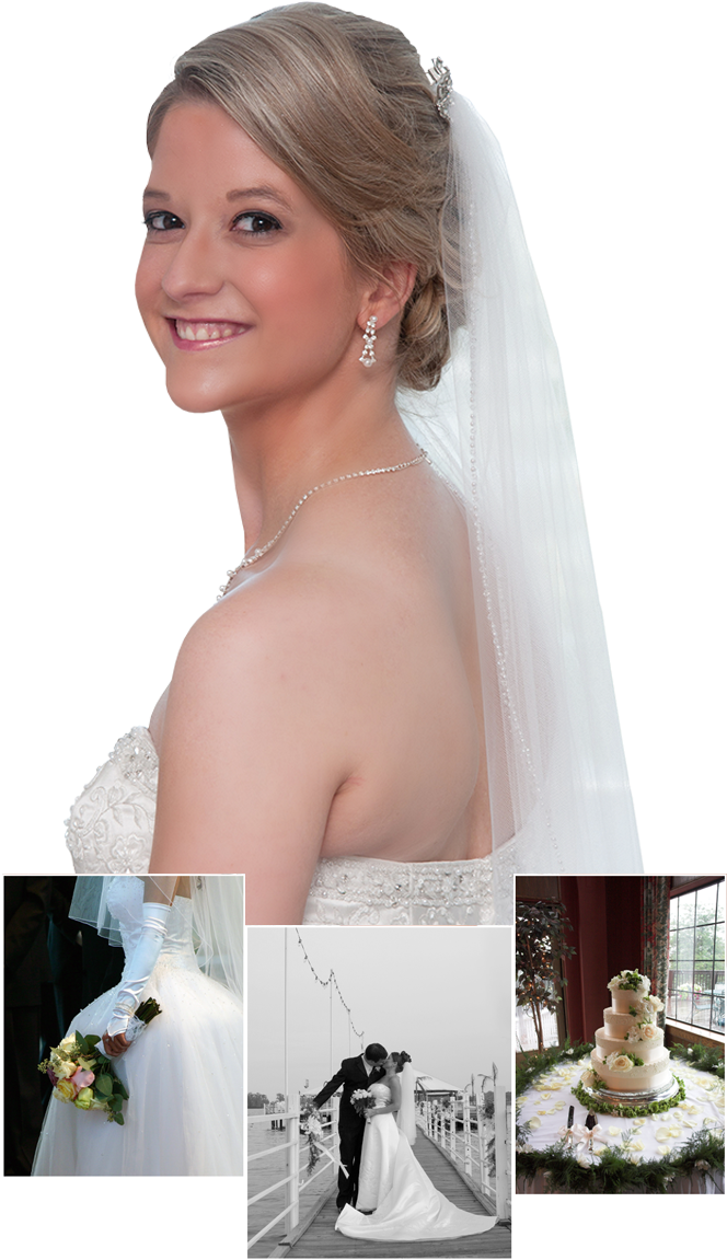 Radiant Bride Portrait PNG