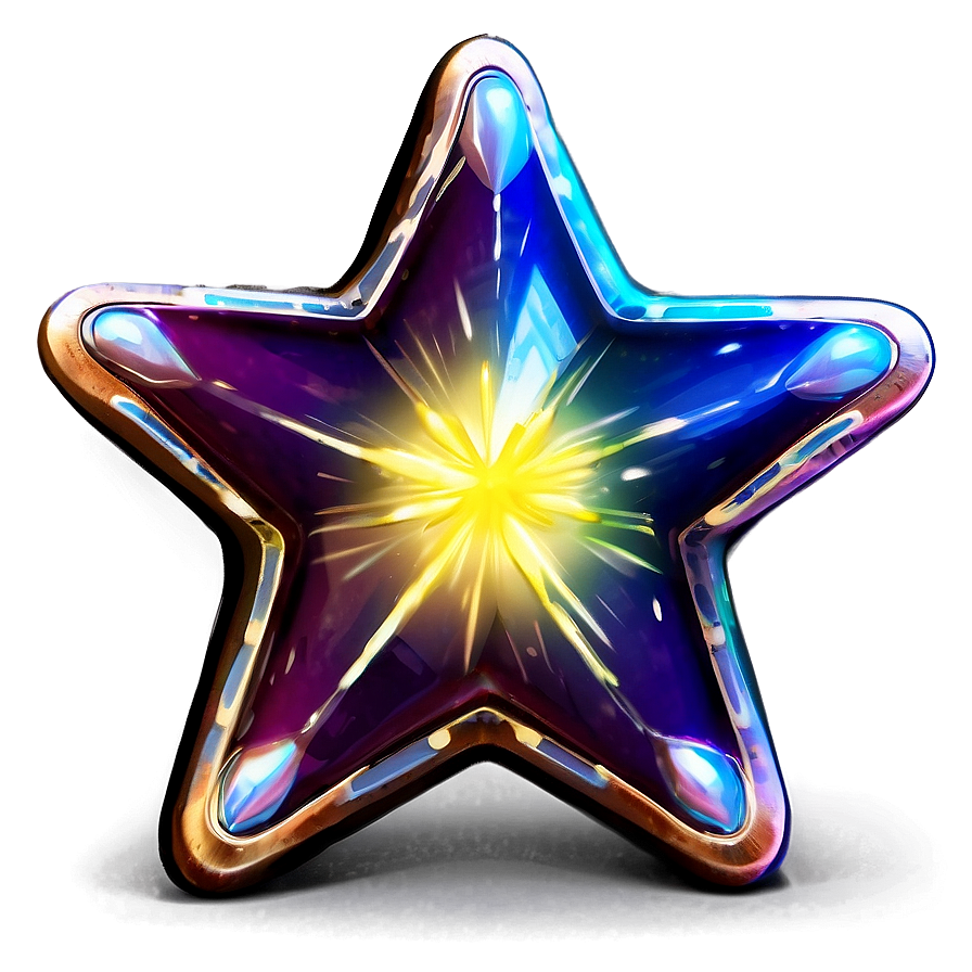 Radiant Cartoon Star Png 64 PNG