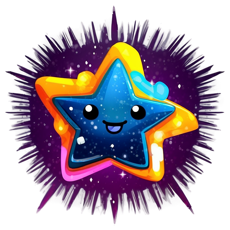 Radiant Cartoon Star Png Gxh PNG