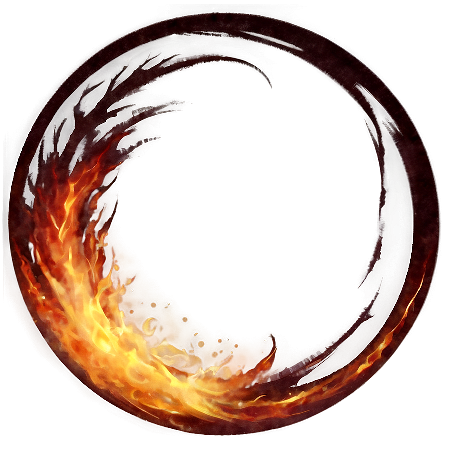 Radiant Circle Of Fire Png 06272024 PNG