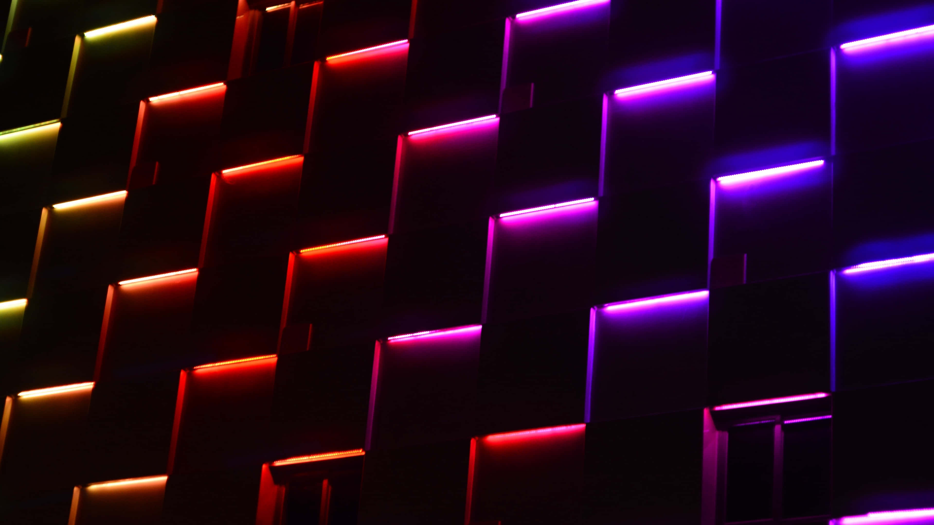 Radiant Glow - Abstract Neon Art Wallpaper