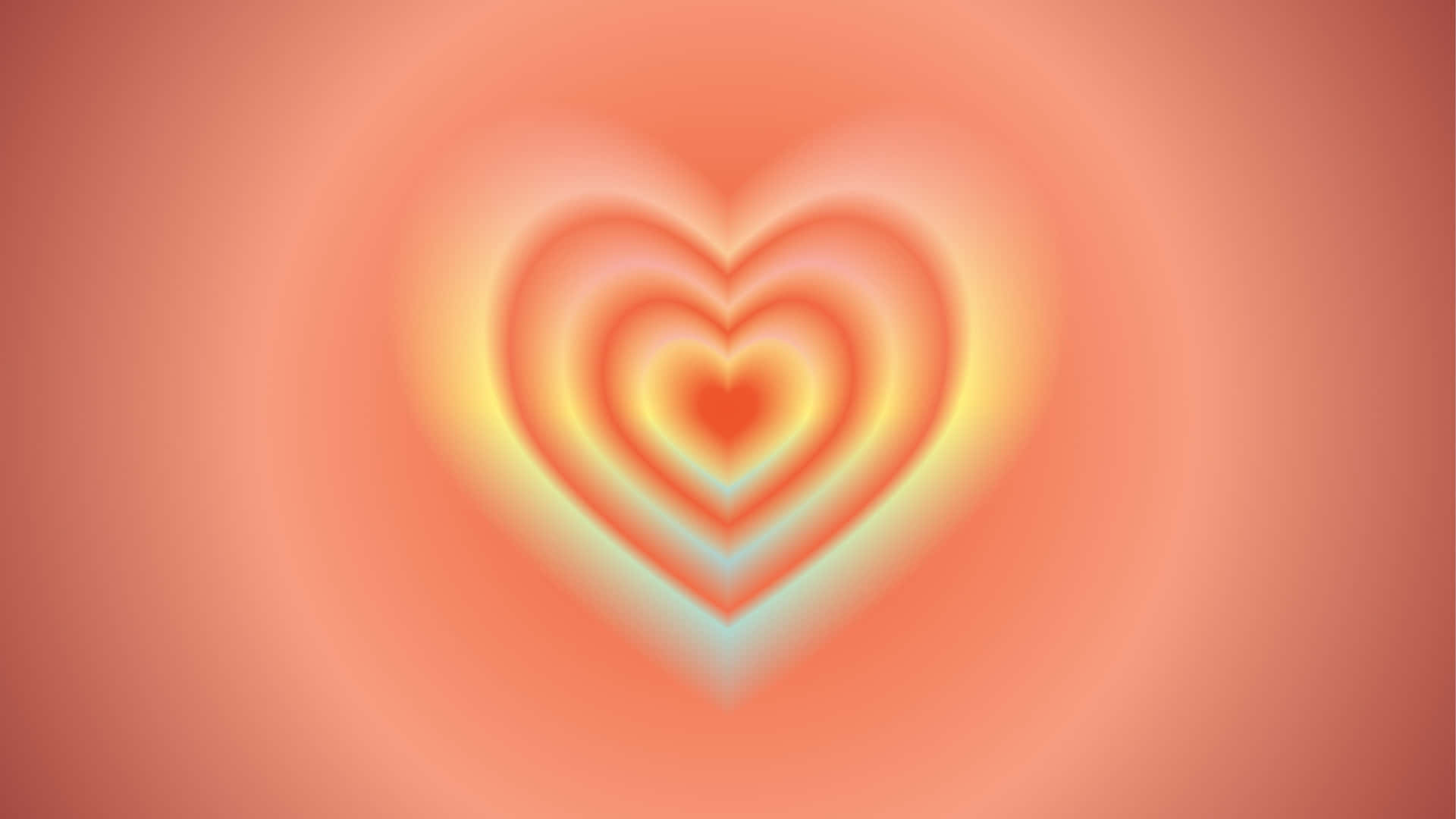 Radiant Heart Aura Wallpaper