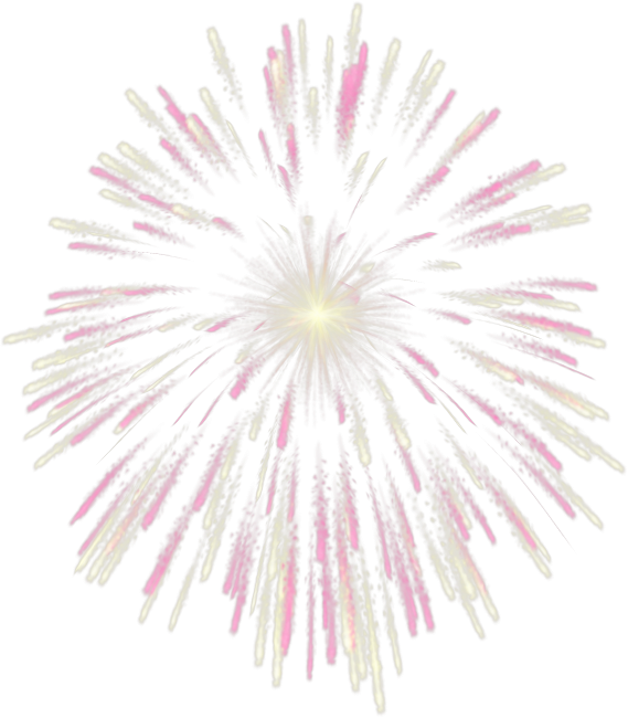 Radiant Pink Firework Explosion PNG