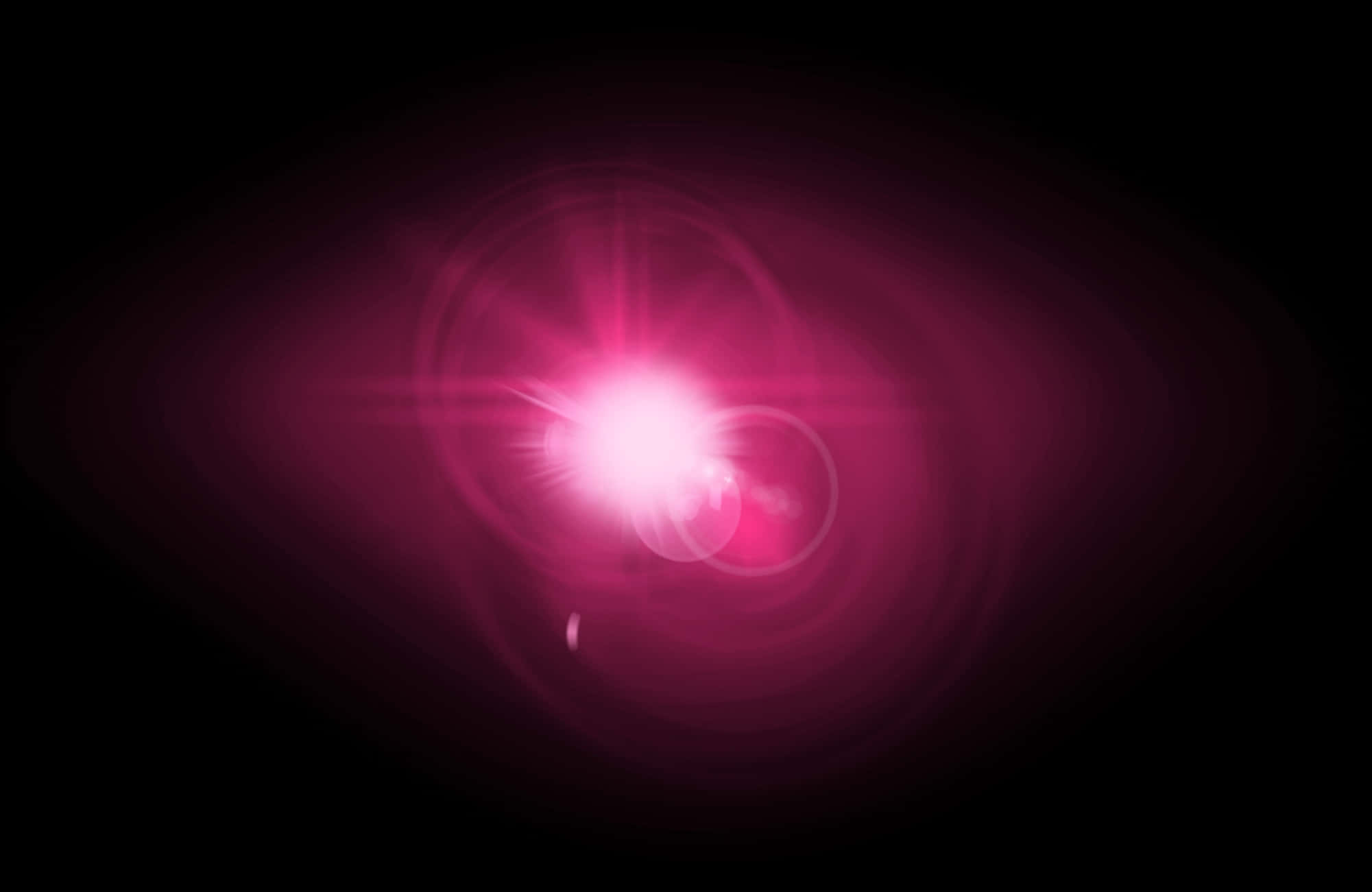 Radiant Pink Light Glow PNG