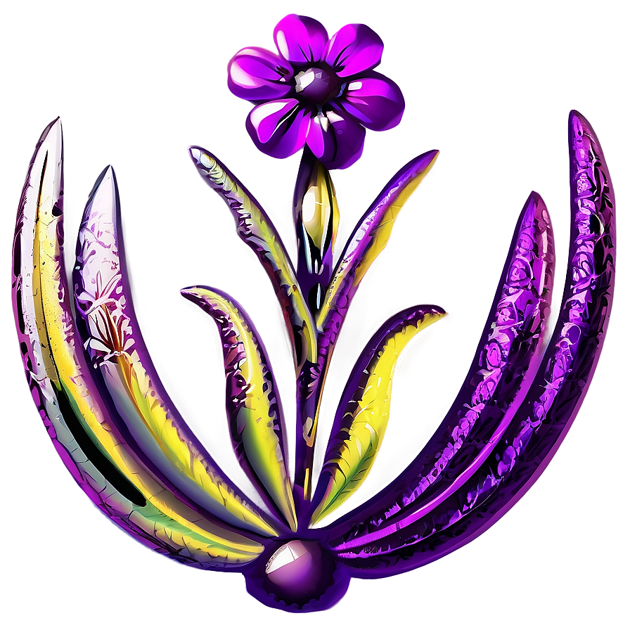 Radiant Purple Flower Png Sya6 PNG