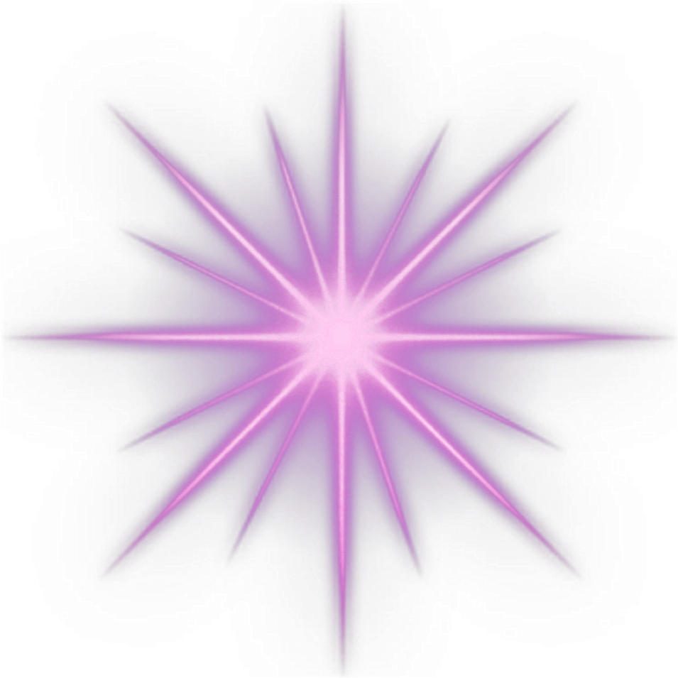 Radiant Purple Starburst PNG