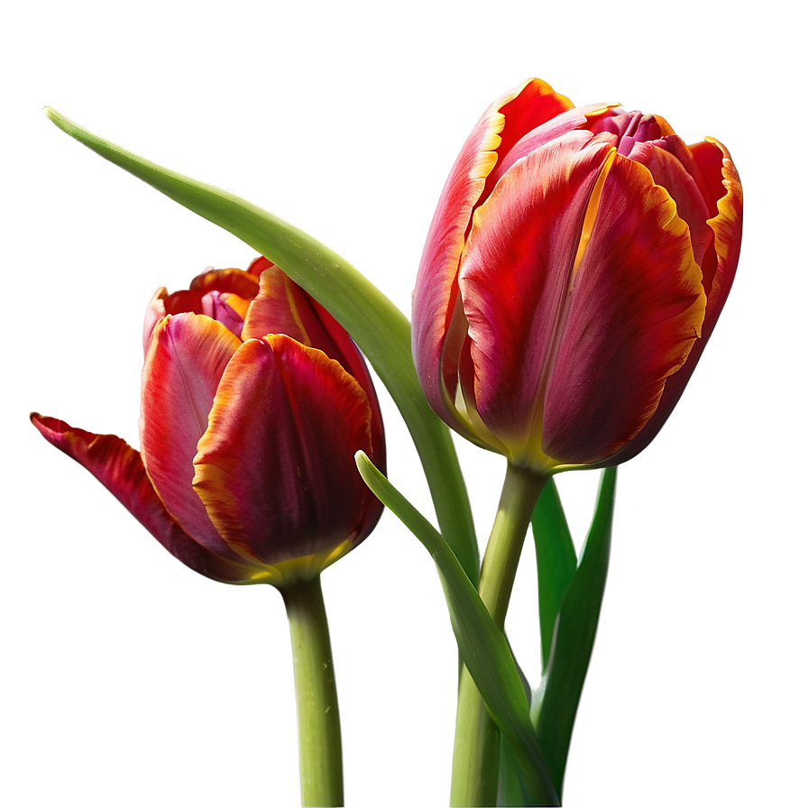 Radiant Red Tulip Png Lfp PNG