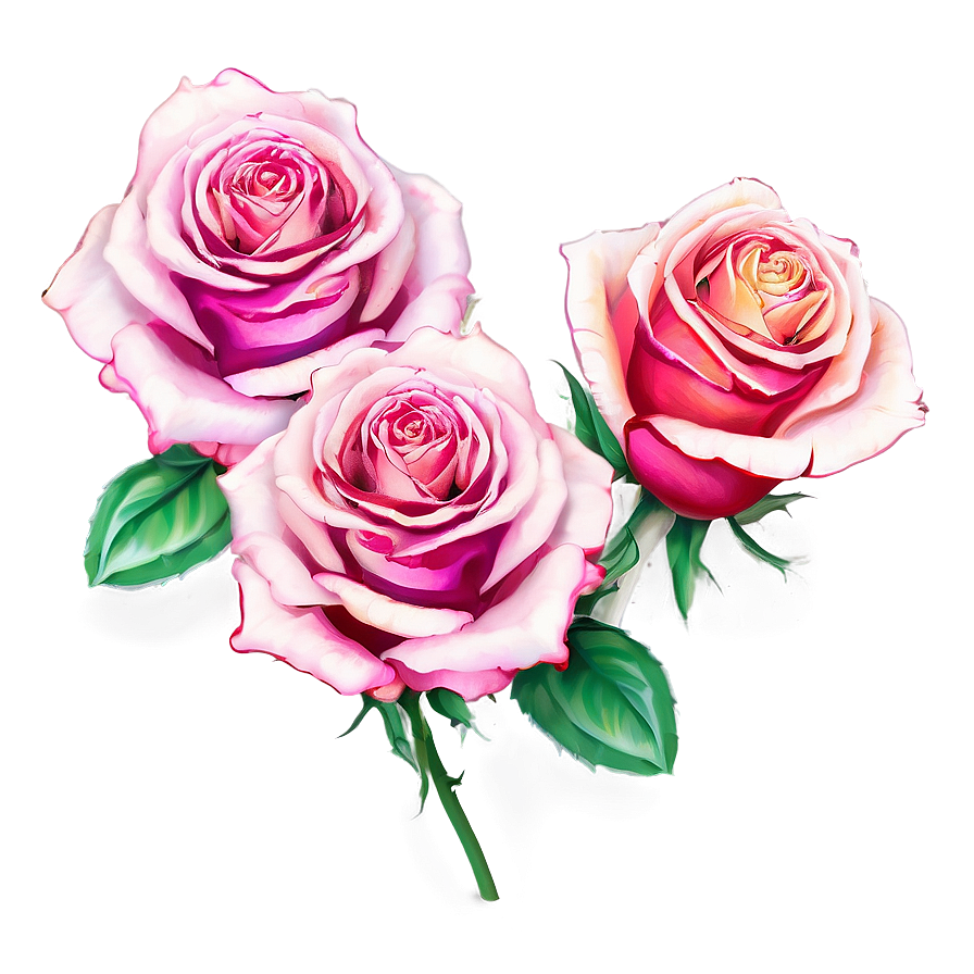 Radiant Roses Spring Png Tvf34 PNG