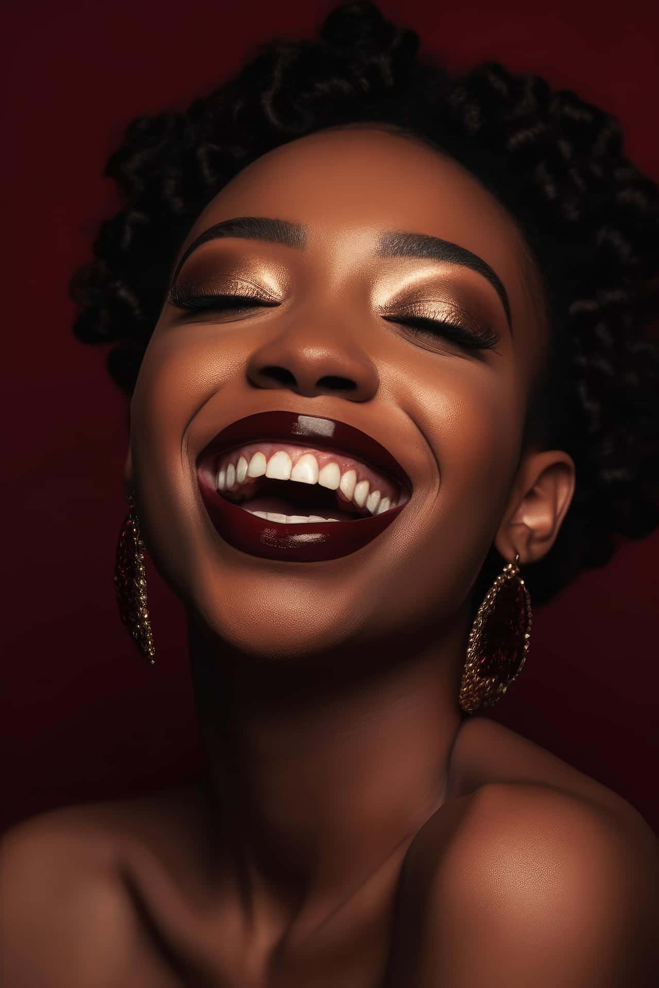 Radiant Smile Ebony Beauty.jpg Wallpaper
