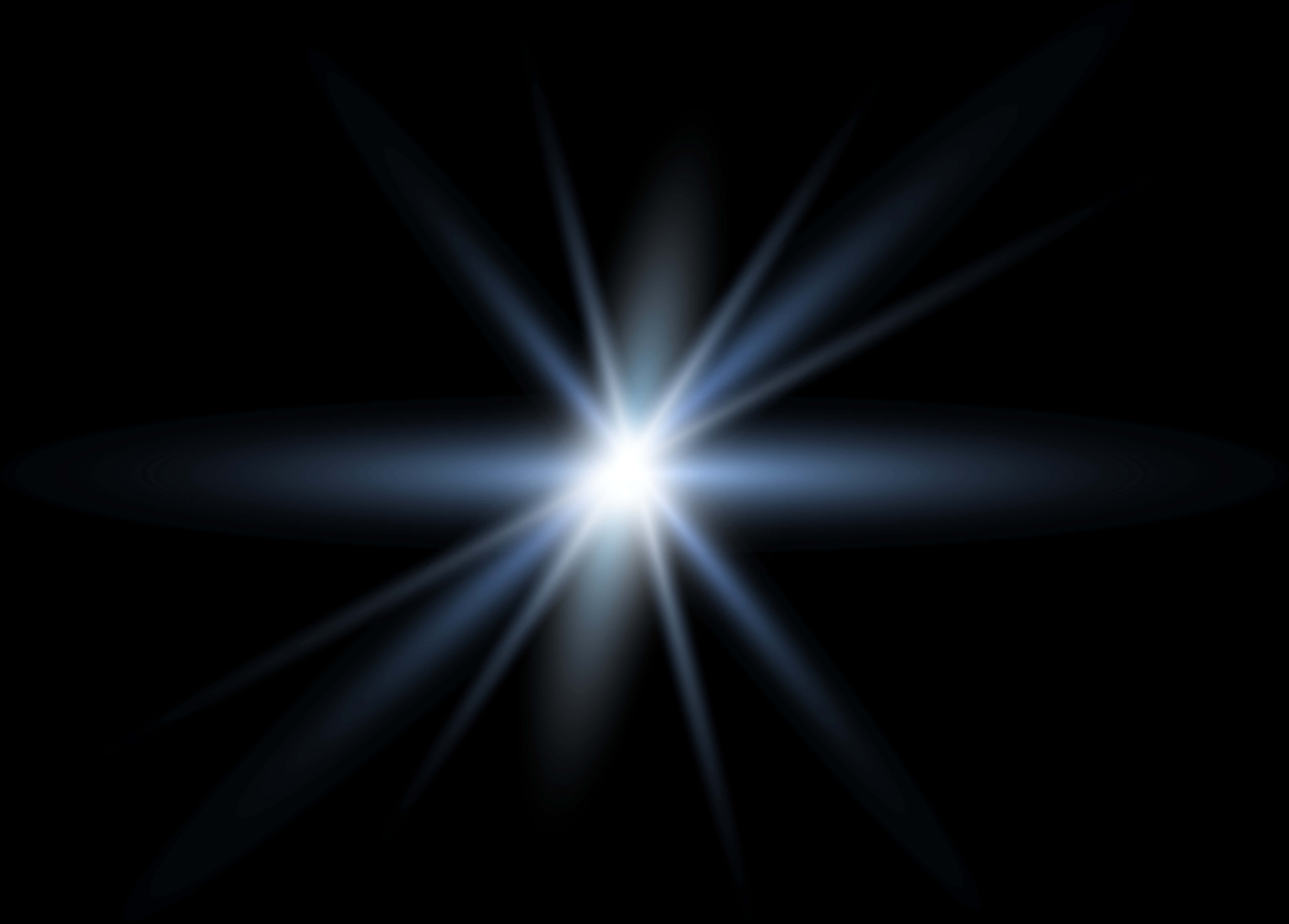 Radiant Starburst Light Effect PNG