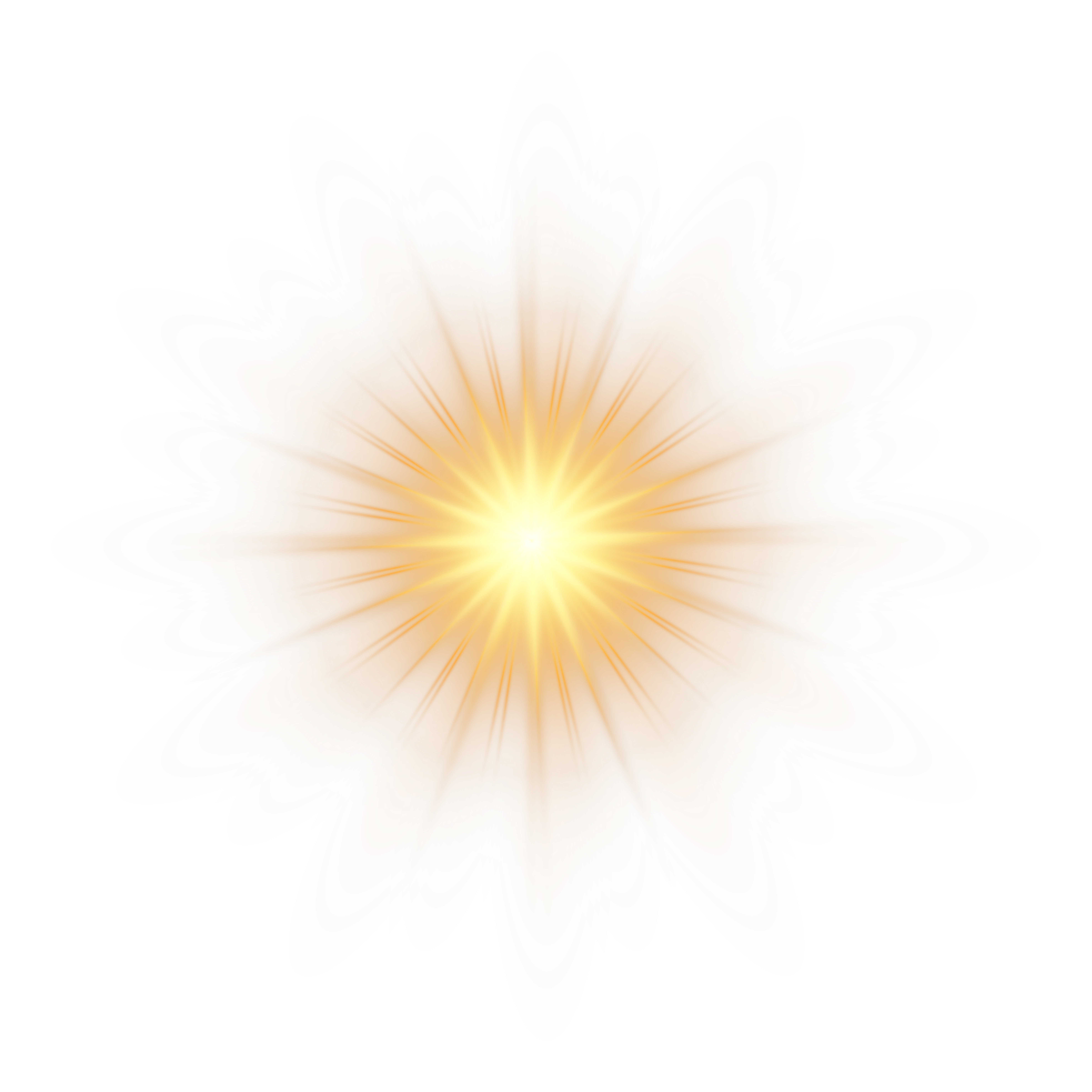 Radiant Sunburst Graphic PNG