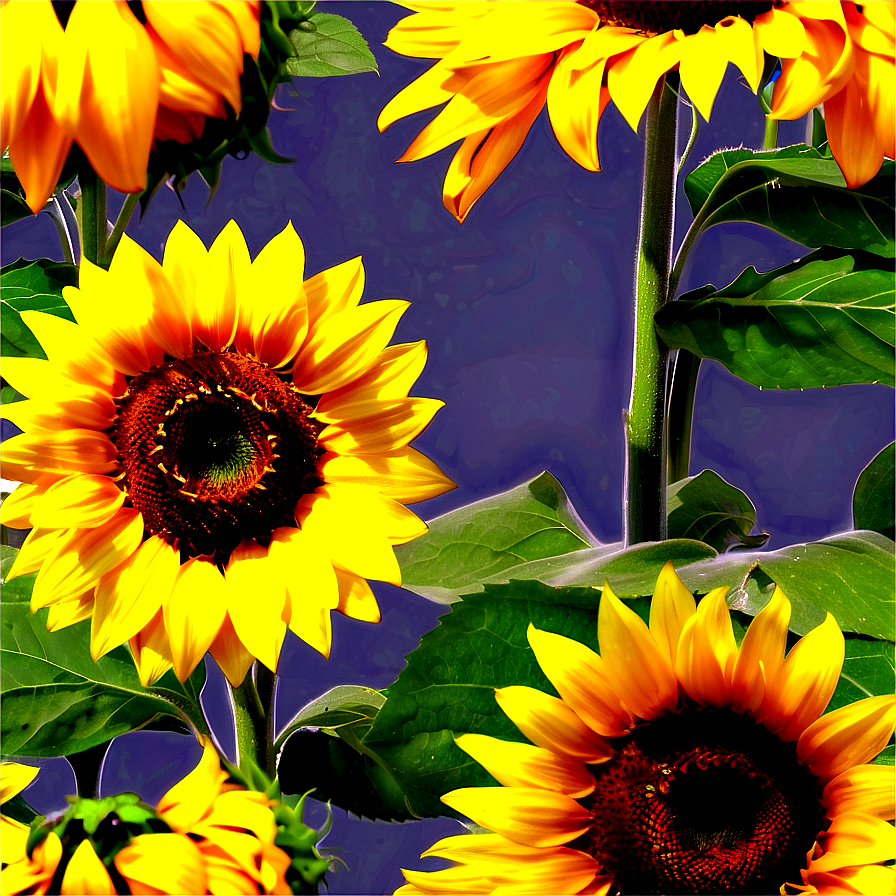 Radiant Sunflower Png Moc60 PNG