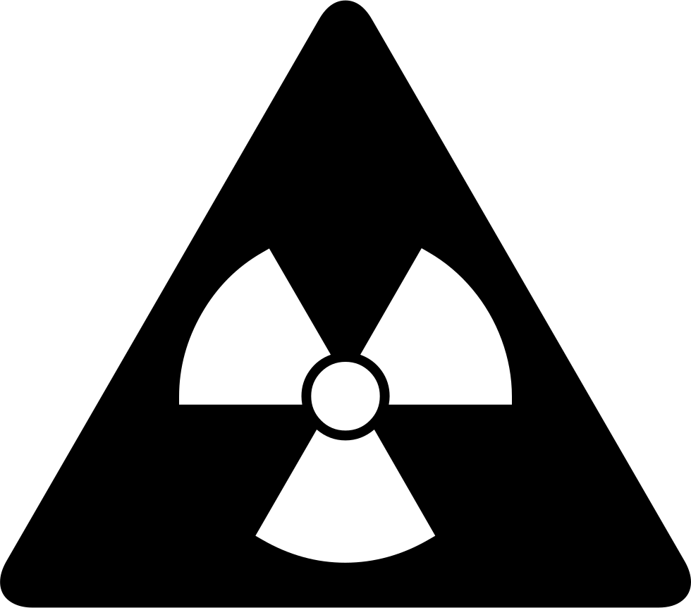 Radiation Hazard Symbol Graphic PNG