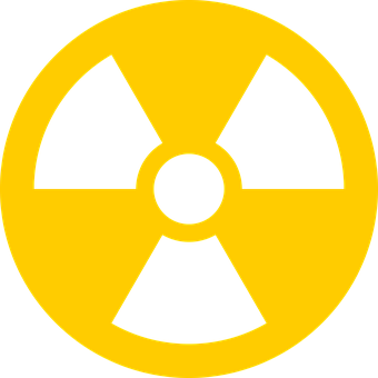 Radiation Hazard Symbol Icon PNG