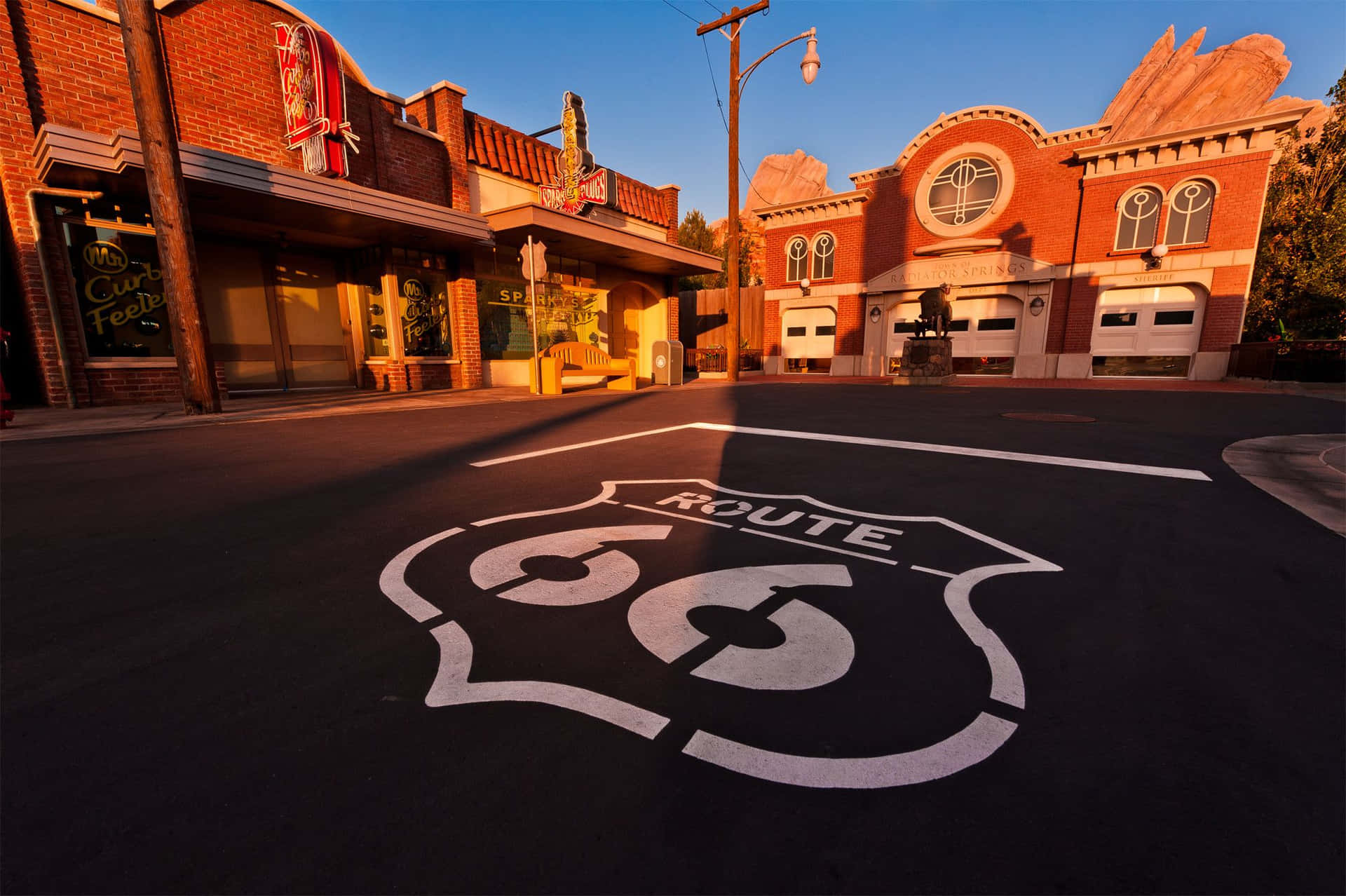 Welcome to Radiator Springs! Wallpaper