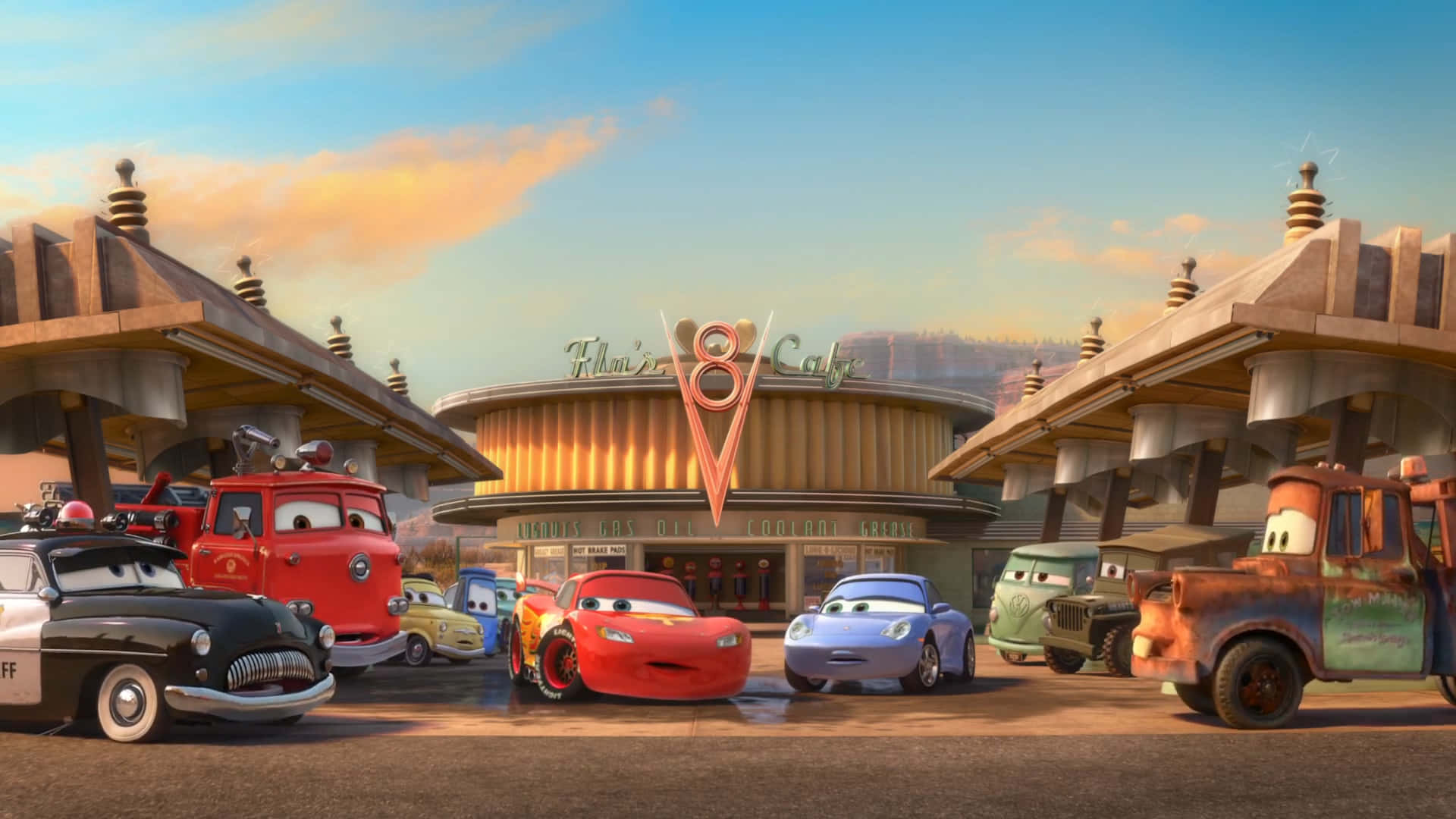 Cars 3 - En Disney-film Wallpaper