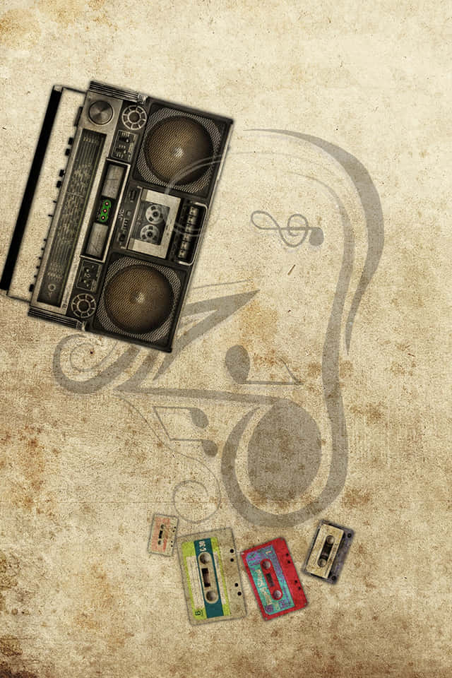Radio And Tapes Music Poster Background