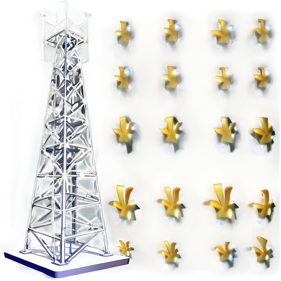 Radio Broadcasting Tower Png 05242024 PNG