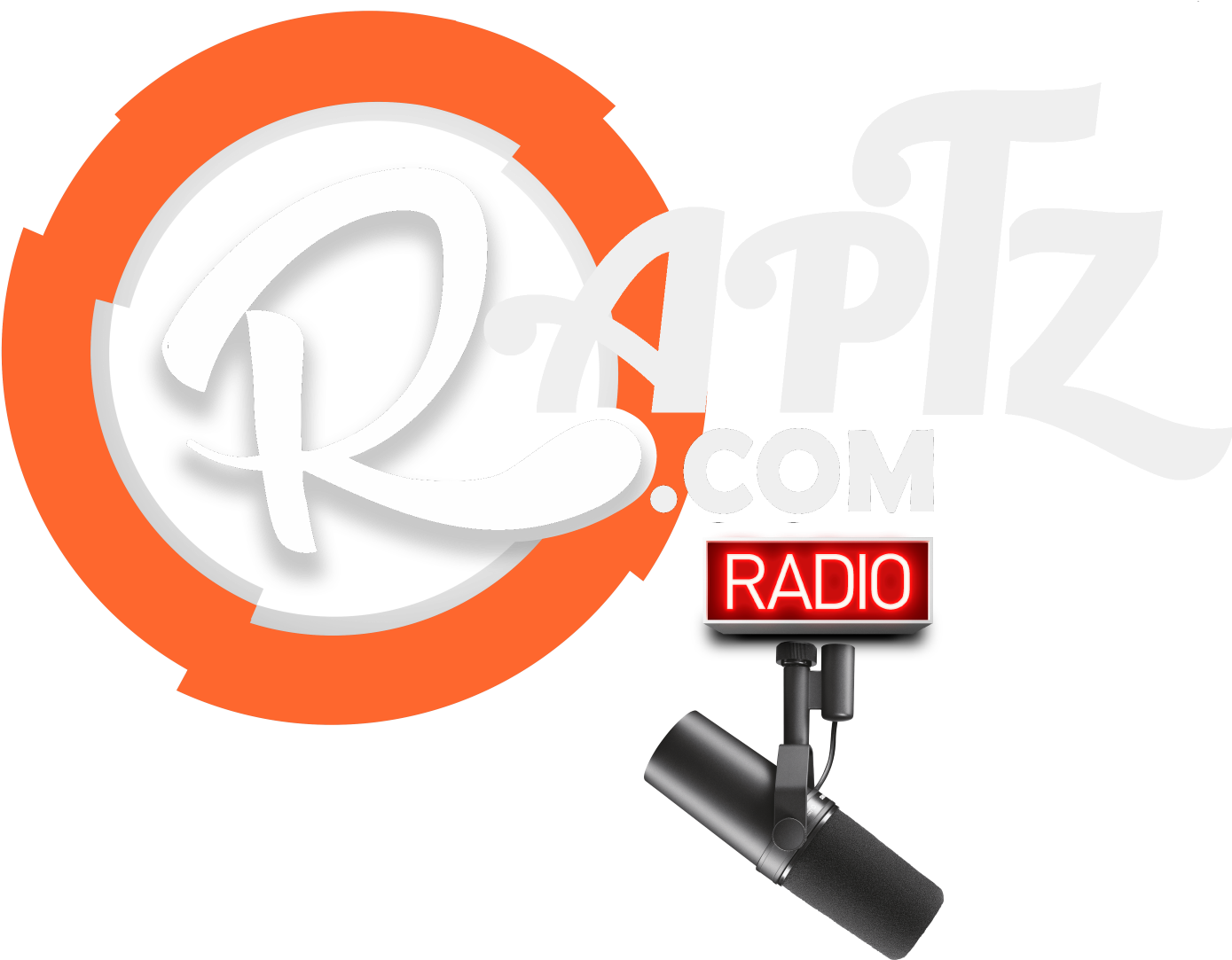 Radio Station Microphone Logo PNG