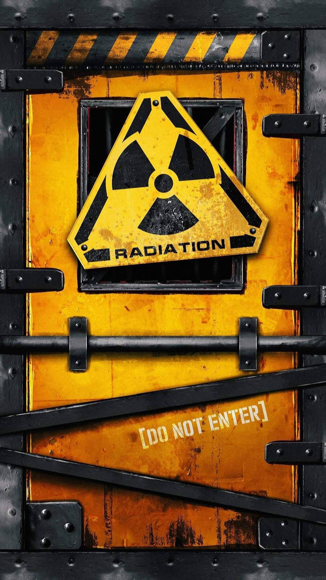 Radioaktivt Gul HD iPhone Tapet Wallpaper