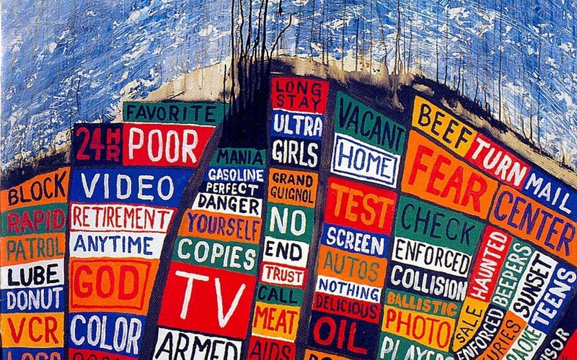 The Art of Music - Radiohead's Hail to the Thief Album Cover Wallpaper