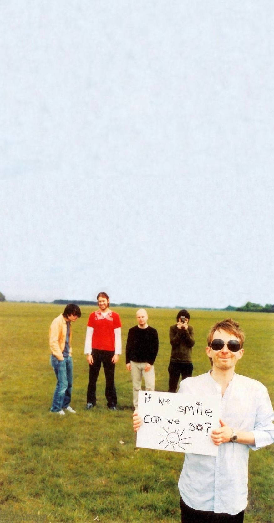 Radiohead,wenn Wir Lächeln, Können Wir Gehen. Wallpaper