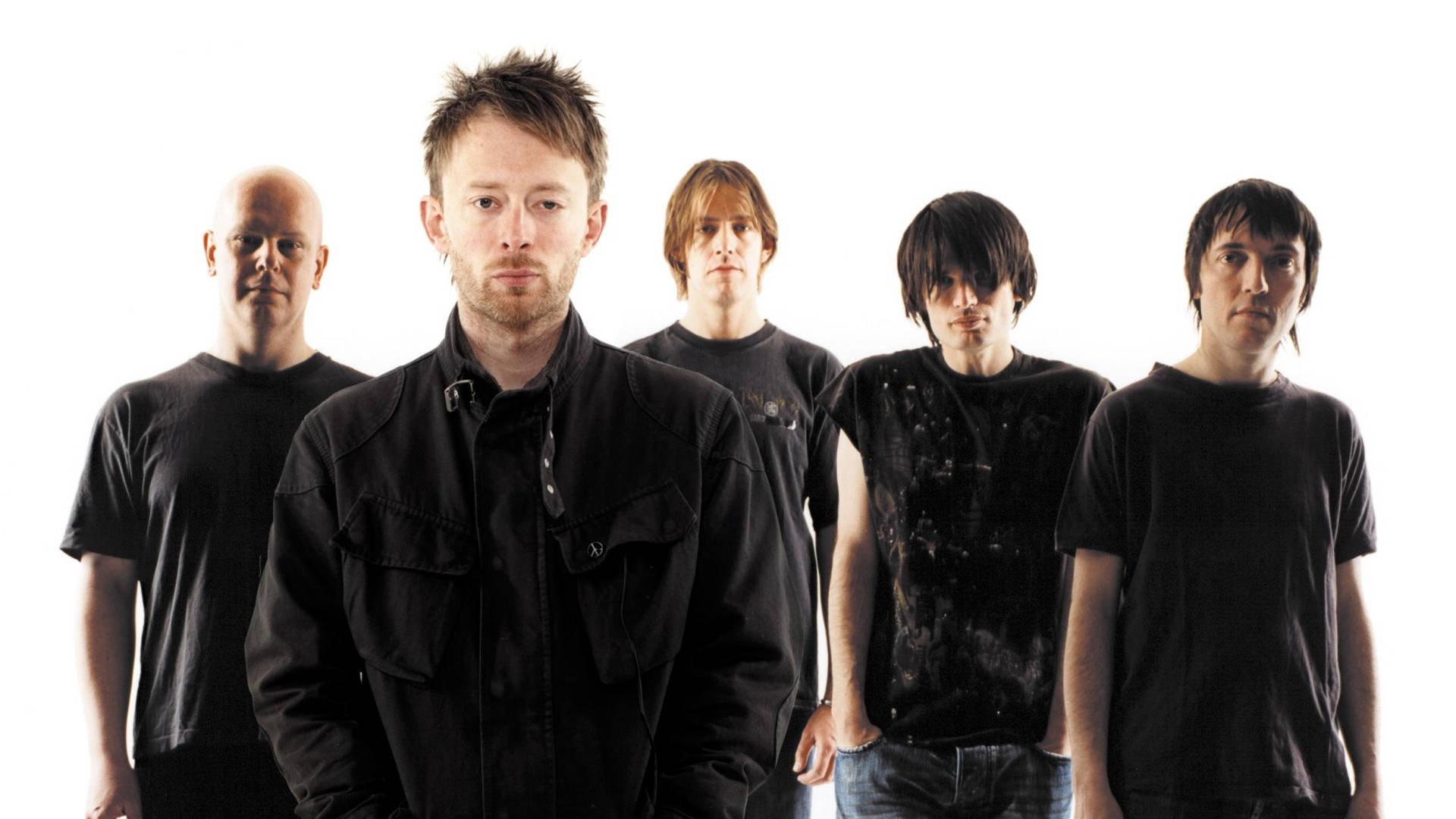 Radiohead Rock Band Poster Wallpaper