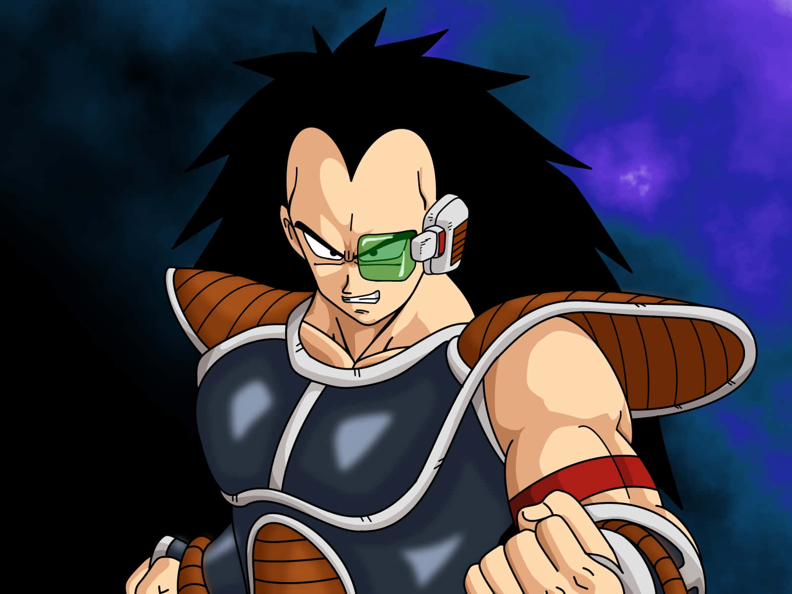 Raditz, the ruthless Saiyan from the world of Dragon Ball Wallpaper