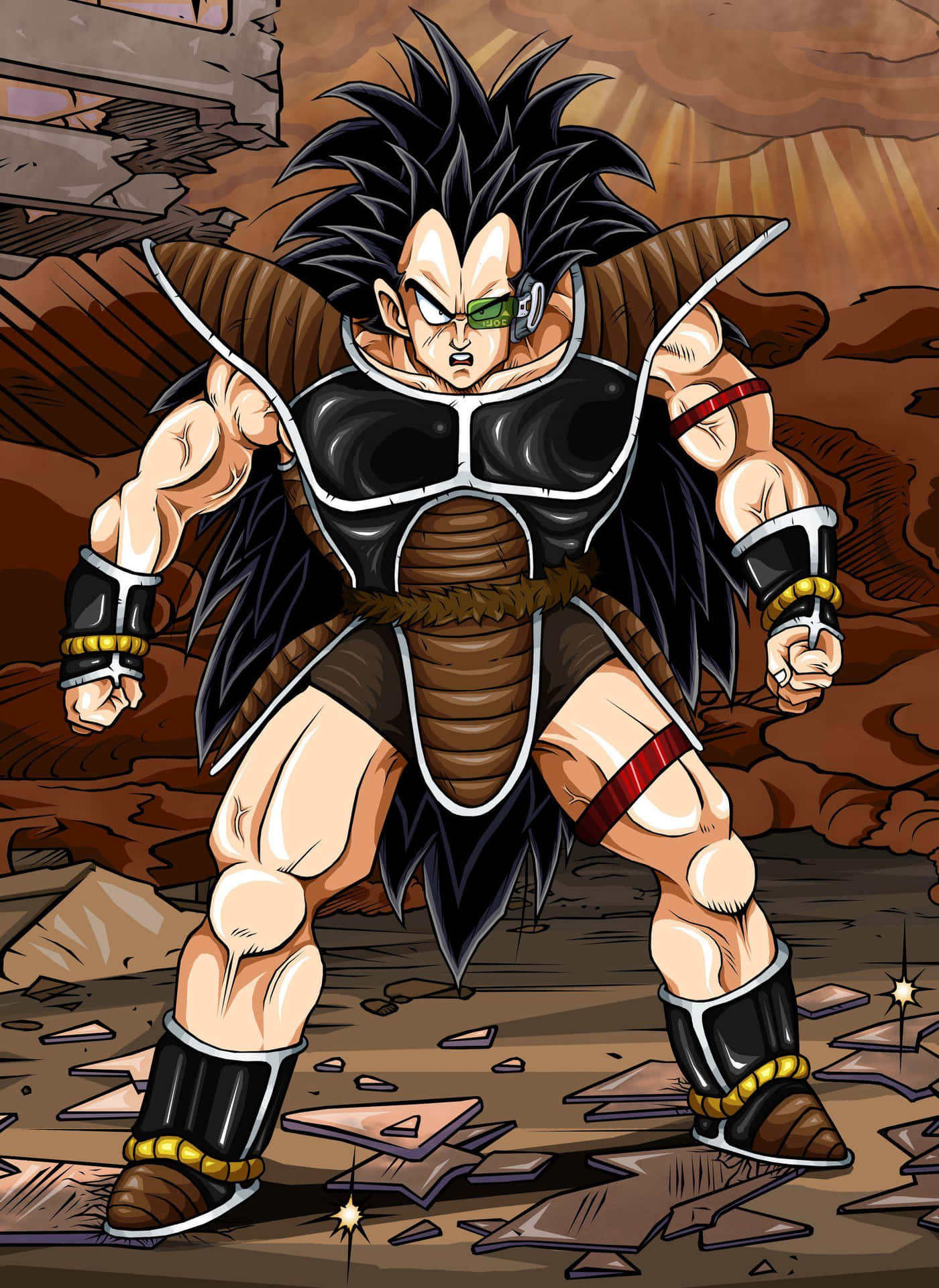 One of the most feared Saiyans: Raditz Wallpaper