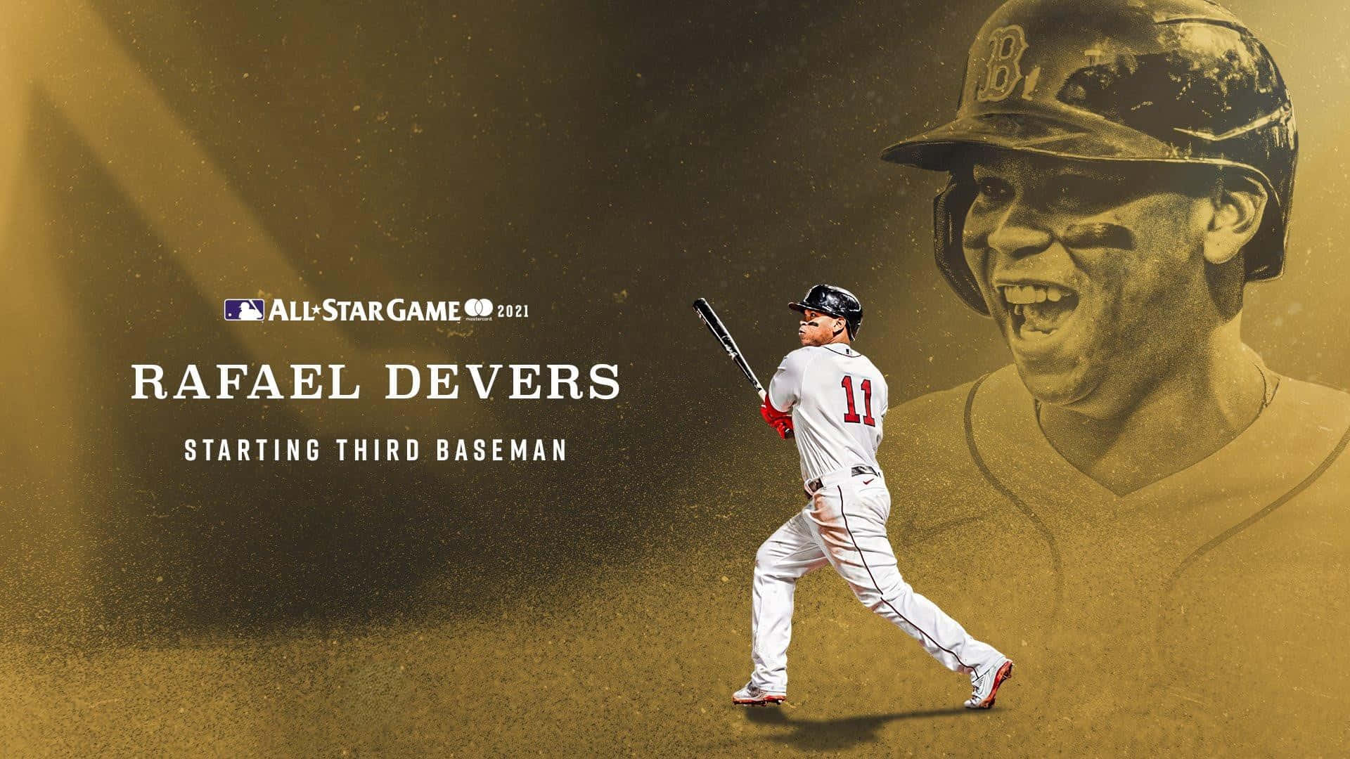 Rafael Devers All Star Game2021 Promotional Graphic Wallpaper