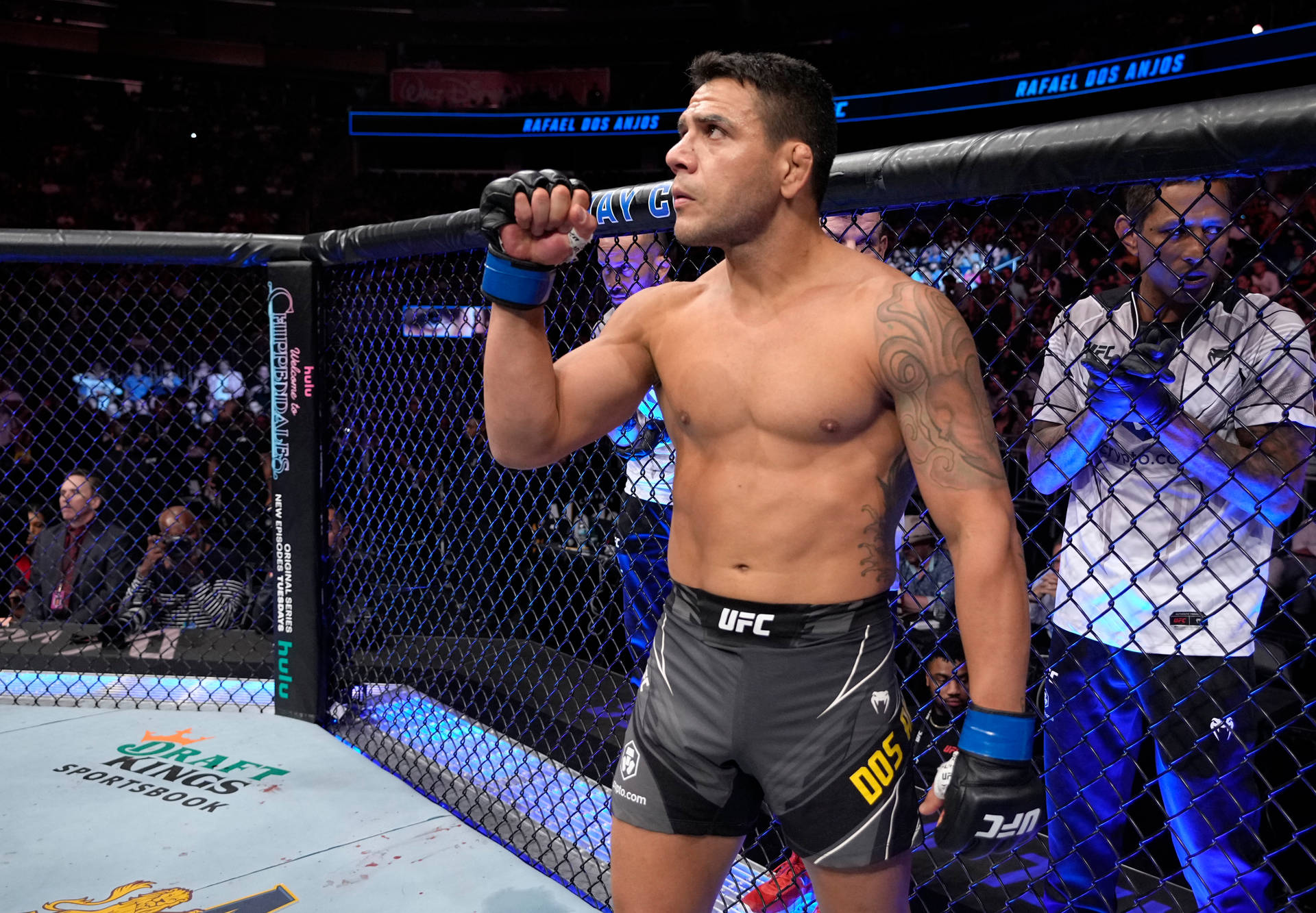 Rafael Dos Anjos Preparing For Fight Background