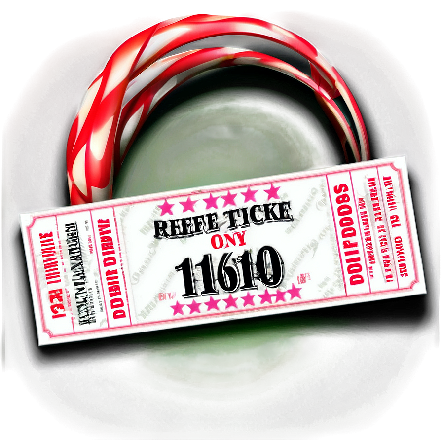 Raffle Ticket Design Png Wtp13 PNG