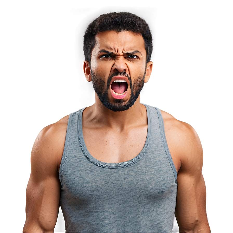 Download Rage Angry Emotion Png Rus | Wallpapers.com