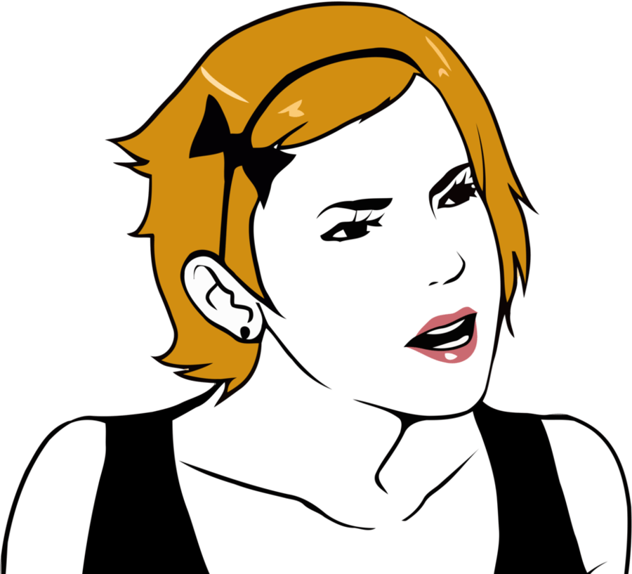 Rage Comic Style Female Character PNG