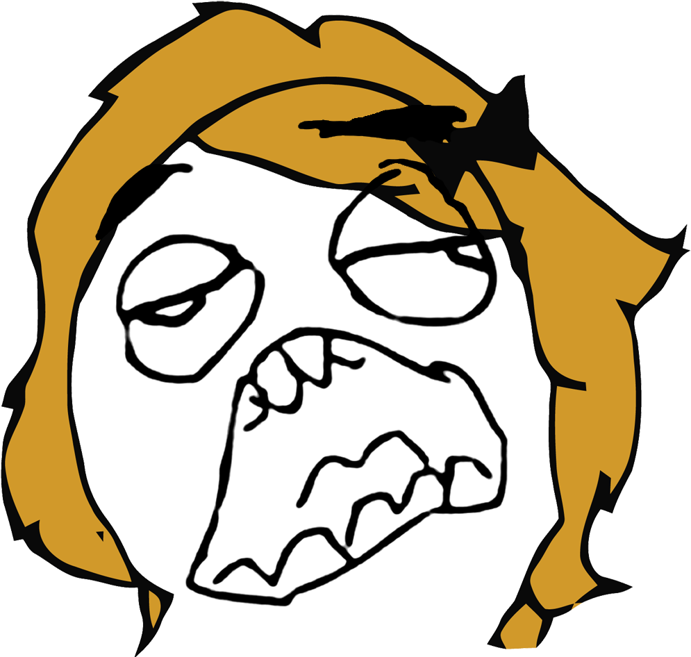 Rage Comic_ Face_of_ Disgust PNG