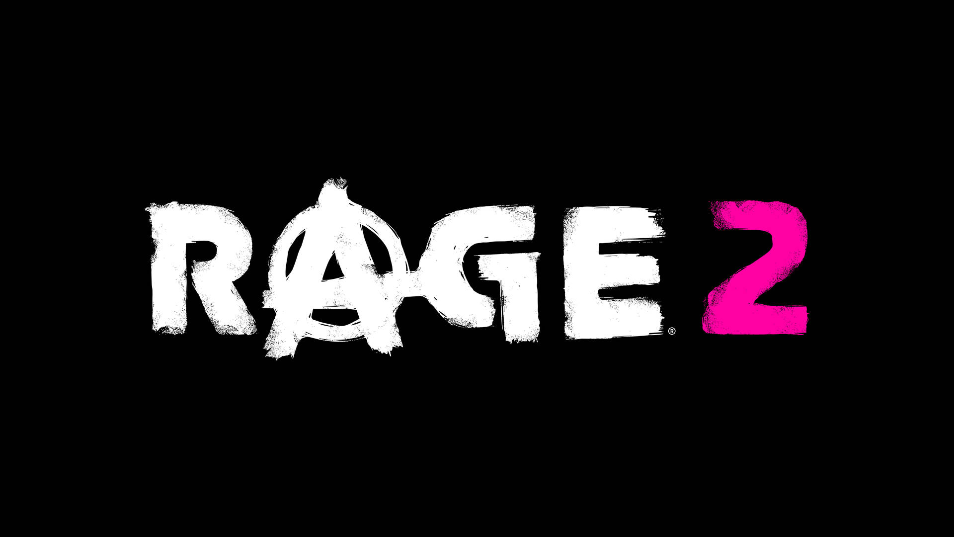 Rage Minimalist Game Title Wallpaper