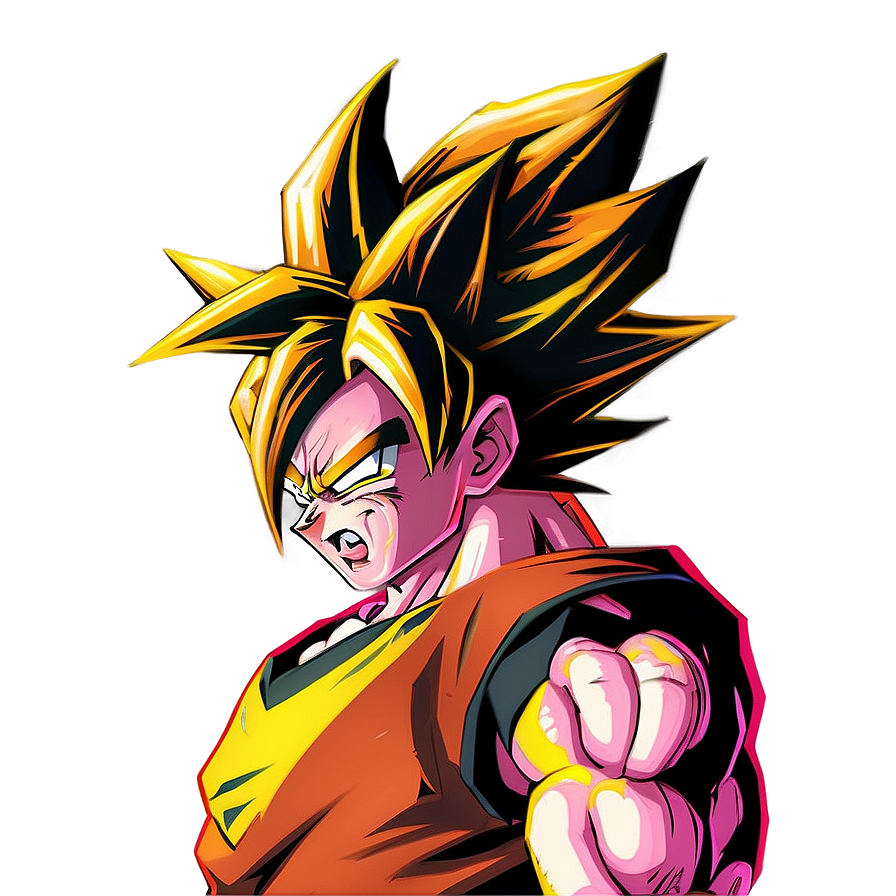 Rage Super Saiyan Hair Png Tep PNG