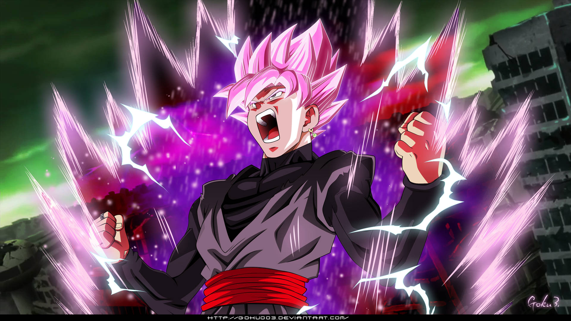 Nếu bạn là một fan hâm mộ của Goku Black, hãy nhấn vào ảnh nền này để có được hình nền phong cách đầy đủ sức mạnh và đen tối của nhân vật này.