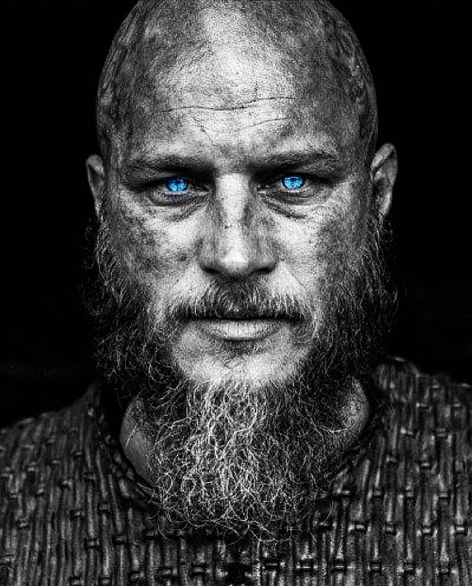 Ragnarlothbrok 4k Wikinger Blaue Augen Wallpaper