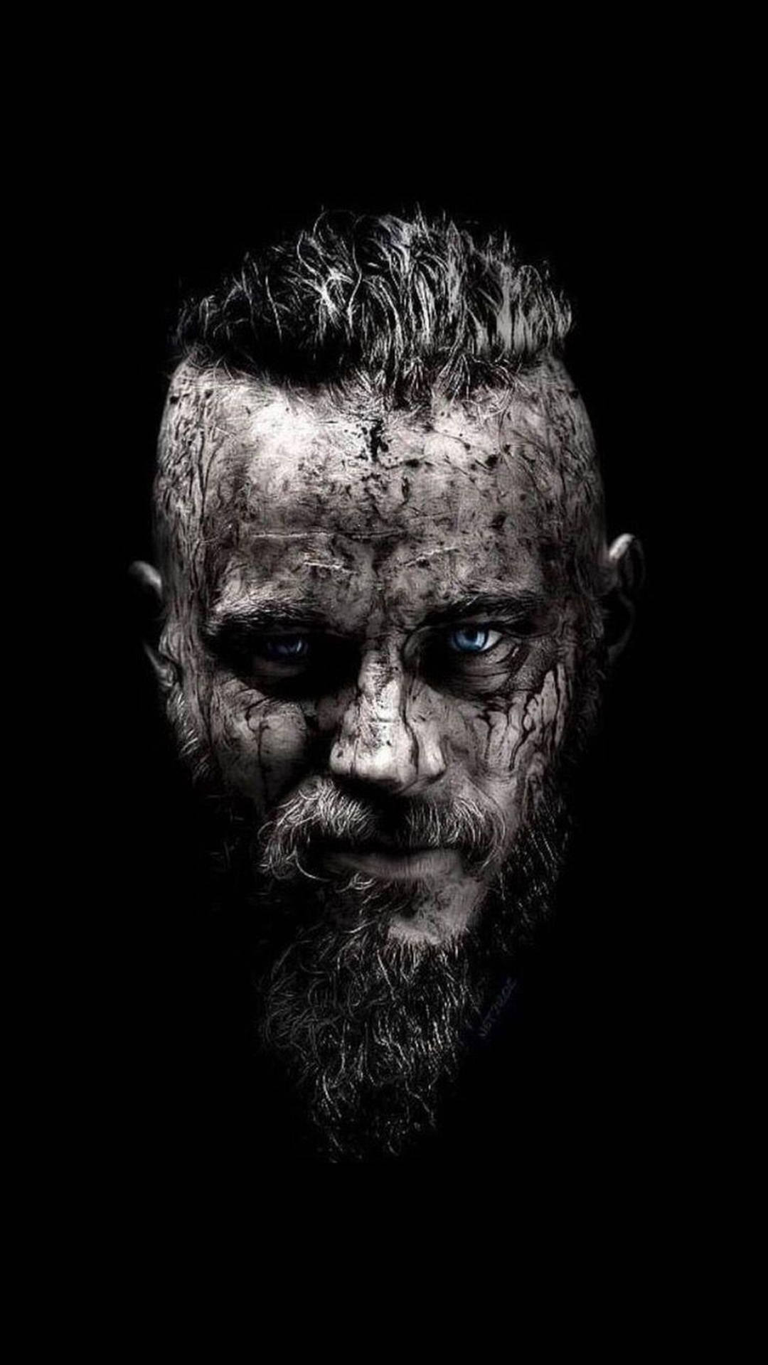 Download Ragnar Lothbrok 4k Vikings Head Shot Wallpaper 