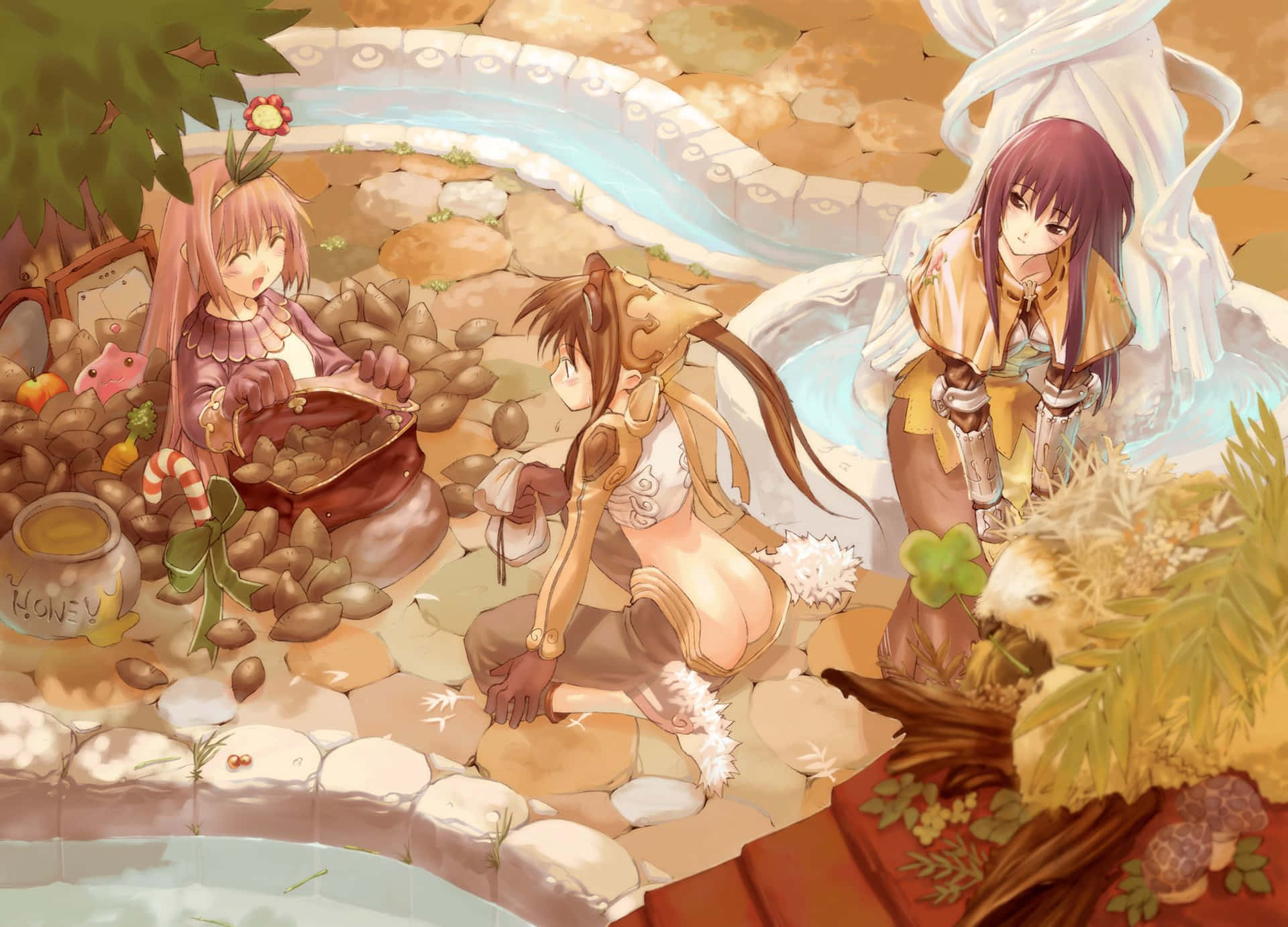 anime, ragnarok online style character pictures of a